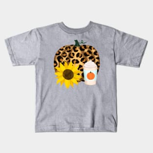 Pumpkin Coffee Kids T-Shirt